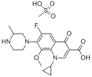 GATIFLOXACIN MESYLATE Structure