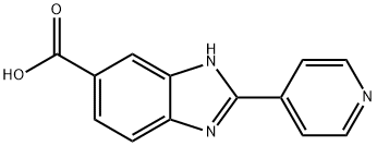 2-PYRIDIN-4-YL-3H-BENZOIMIDAZOLE-5-CARBOXYLIC ACID Struktur