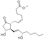 PROSTAGLANDINS E2 METHYL ESTER Struktur