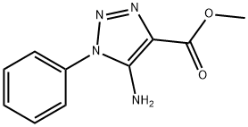 methyl 5-amino-1-phenyl-1H-1,2,3-triazole-4-carboxylate Struktur