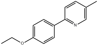 Pyridine, 2-(4-ethoxyphenyl)-5-methyl- (9CI) Struktur