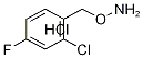 O-(2-Chloro-4-fluorobenzyl)hydroxylaMine hydrochloride Struktur