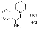 ALPHA-PHENYL-1-PIPERIDINEETHANAMINE DIHYDROCHLORIDE Struktur