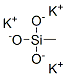 potassium methylsilanetriolate Struktur