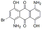 1,5-diaminobromo-4,8-dihydroxyanthraquinone Struktur