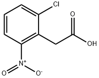 Benzeneacetic acid,2-chloro-6-nitro- Struktur