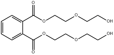 Phthalic acid bis[2-(2-hydroxyethoxy)ethyl] ester Struktur