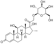 DEXAMETHASONE 21-O-BETA-D-GALACTOPYRANOSIDE Struktur