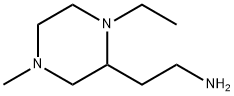 2-Piperazineethanamine,N-ethyl-4-methyl-(9CI) Struktur