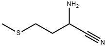 2-Amino-4-(methylthio)-butyronitrile Struktur