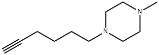 Piperazine, 1-(5-hexynyl)-4-methyl- (9CI) Struktur