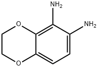 1,2-Diamino-3,4-ethylenedioxybenzene Struktur