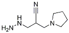 a-(hydrazinylMethyl)-1-Pyrrolidinepropanenitrile Struktur