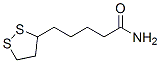 DL-5-(1,2-Dithiolan-3-yl)valeramide Structure