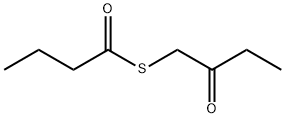 Butyric acid, thio-, S-ester with 1-mercapto-2-butanone Struktur