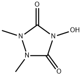 1,2,4-Triazolidine-3,5-dione, 4-hydroxy-1,2-dimethyl- (9CI) Struktur