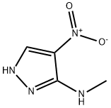 1H-Pyrazol-3-amine,N-methyl-4-nitro-(9CI) Struktur