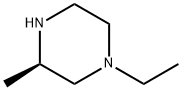 Piperazine, 1-ethyl-3-methyl-, (3R)- (9CI) Struktur