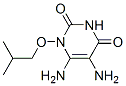 2,4(1H,3H)-Pyrimidinedione, 5,6-diamino-1-(2-methylpropoxy)- (9CI) Struktur