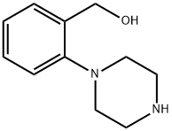 2-(1-Piperazinyl)benzyl alcohol Struktur