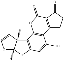 AFLATOXIN P1 Struktur