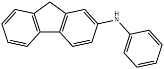 N-Phenyl-9H-fluoren-2-amine Struktur