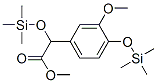 [3-Methoxy-4-(trimethylsiloxy)phenyl](trimethylsiloxy)acetic acid methyl ester Struktur