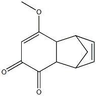 1,4-Methanonaphthalene-5,6-dione, 1,4,4a,8a-tetrahydro-8-methoxy-, endo- (8CI) Struktur