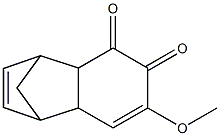 1,4-Methanonaphthalene-5,6-dione, 1,4,4a,8a-tetrahydro-7-methoxy-, endo- (8CI) Struktur