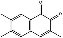 1,2-Naphthoquinone, 3,6,7-trimethyl- (8CI) Struktur