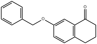 7-(benzyloxy)-3,4-dihydronaphthalen-1(2H)-one Struktur