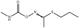 (1-propylsulfanylethylideneamino) N-methylcarbamate Struktur