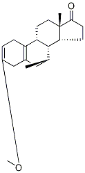 3-Methoxy-7β-Methyl-estra-2,5(10)-dien-17-one Struktur