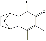 1,4-Methanonaphthalene-5,6-dione, 1,4,4a,8a-tetrahydro-7,8-dimethyl-, endo- (8CI) Struktur