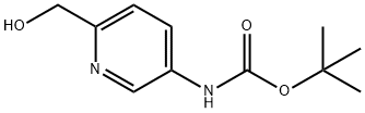 N-[6-(hydroxymethyl)-3-pyridinyl]-carbamic acid 1,1-dimethylethyl ester Struktur