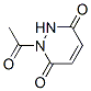 3,6-Pyridazinedione, 1-acetyl-1,2-dihydro- Struktur