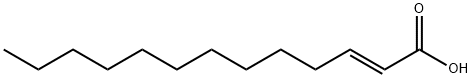 (E)-tridec-2-enoic acid         Struktur