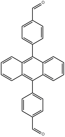 9,10-Bis(4-formylphenyl)anthracene Struktur