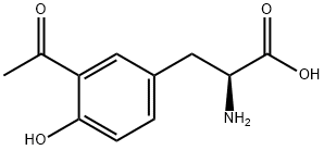 3-Acetyl-L-tyrosine Struktur