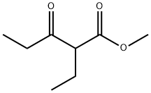 Pentanoic acid, 2-ethyl-3-oxo-, methyl ester Struktur