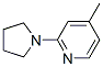 Pyridine, 4-methyl-2-(1-pyrrolidinyl)- (9CI) Struktur