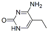 2(1H)-Pyrimidinone, 4-amino-5-ethyl- (9CI) Struktur