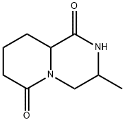 2H-Pyrido[1,2-a]pyrazine-1,6-dione,hexahydro-3-methyl-(9CI) Struktur