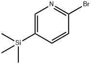 2-bromo-5-trimethylsilylpyridine Struktur