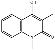 4-HYDROXY-1,3-DIMETHYL-1H-QUINOLIN-2-ONE Struktur