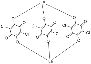 CHLORANILIC ACID LANTHANUM SALT Structure