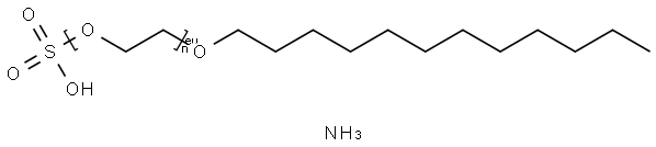 Ammonium Laureth Sulfate Struktur