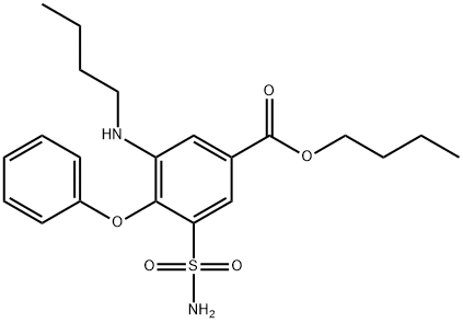 butyl 3-aminosulphonyl-5-butylamino-4-phenoxybenzoate