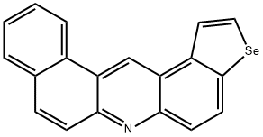 Benzo[a]selenopheno[2,3-j]acridine Struktur