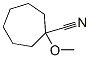 Cycloheptanecarbonitrile, 1-methoxy- (9CI) Struktur